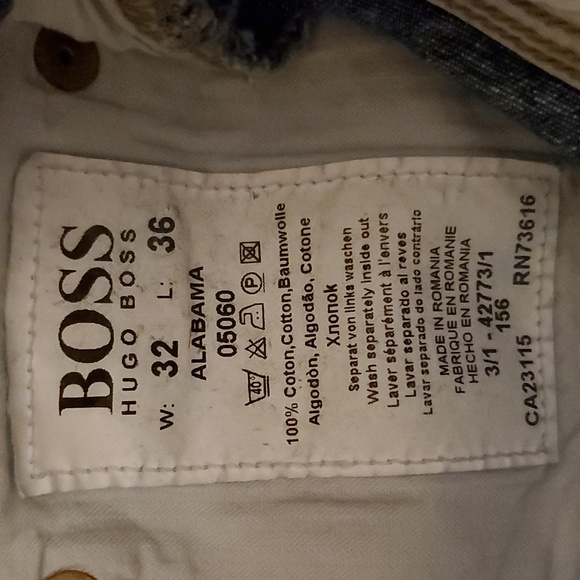 BOSS Hugo Boss Select Line Alabama 05060 Men's Denim Jeans - 32W X 36L (28L) - Picture 10 of 10